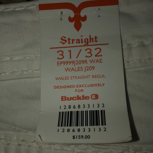 Brand new with tags rock revival white mens jeans